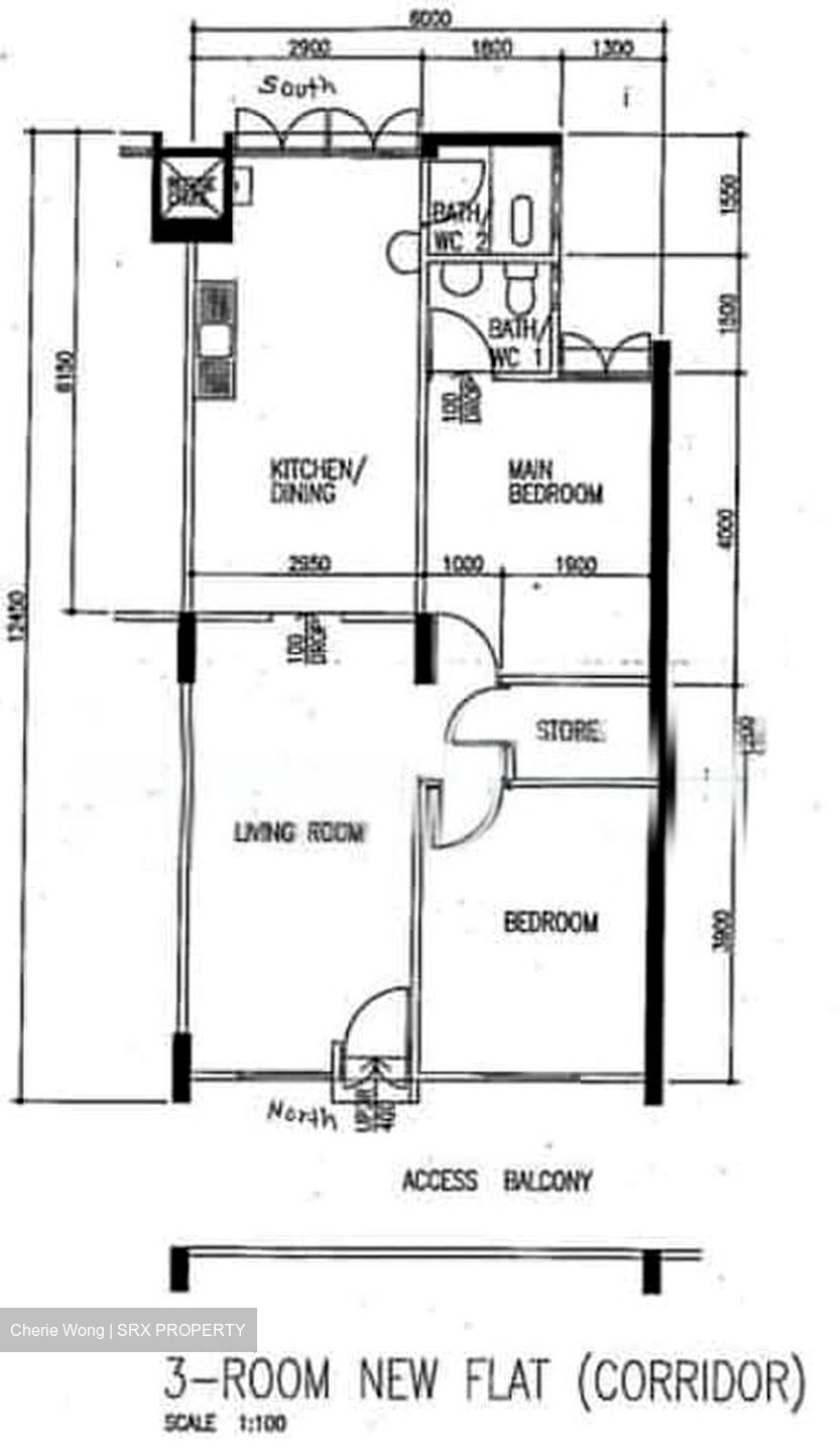 Blk 408 Bukit Batok West Avenue 4 (Bukit Batok), HDB 3 Rooms #601592241